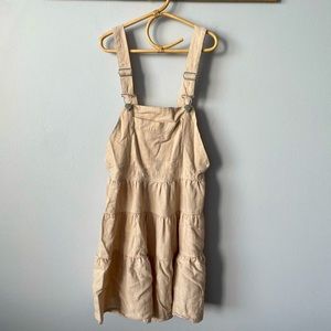 Zara Kids Canvas Overall Dress Size 9